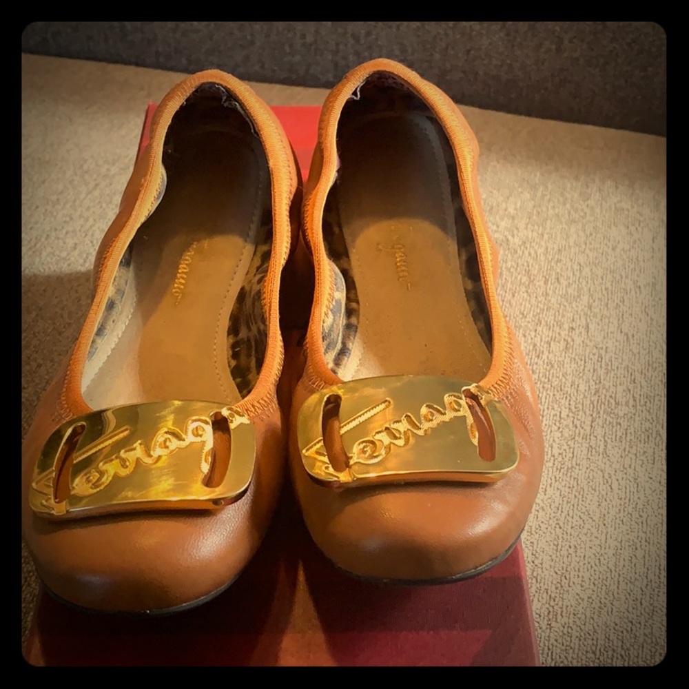 Salvatore Ferragamo Calf Leather ballet flats
